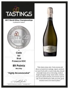 proseccospumante tasting 2017
